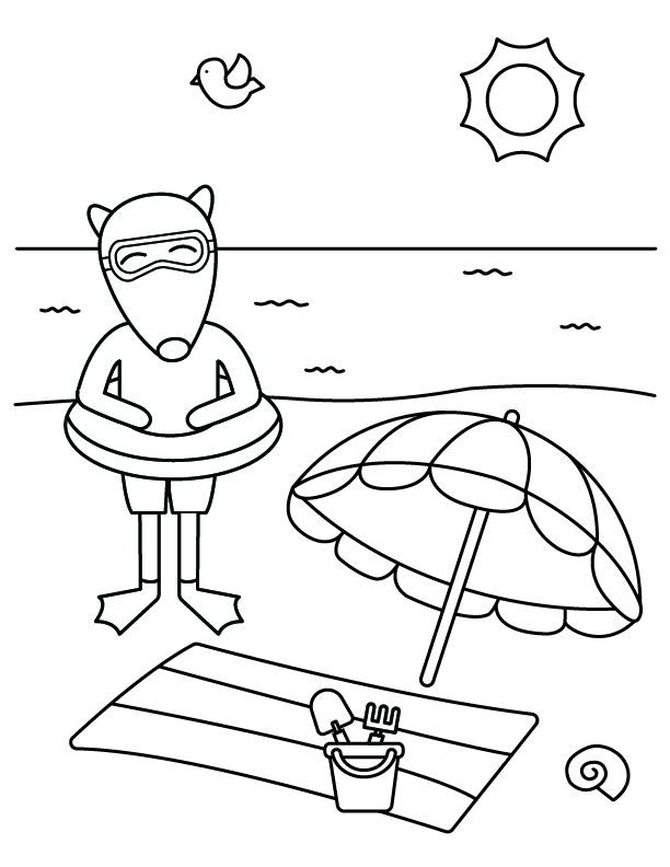 Anteater at the Beach