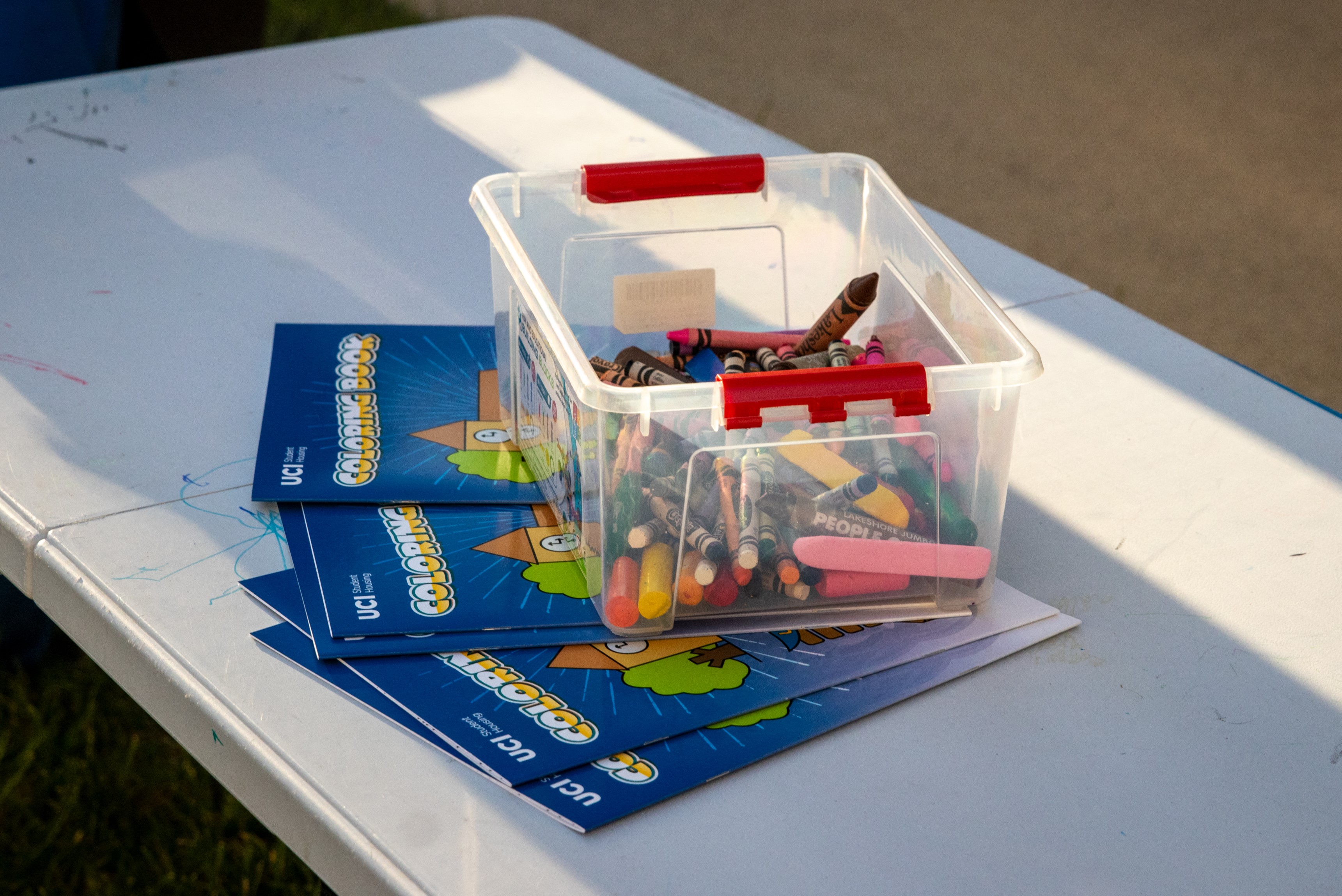 Coloring Books at an Event