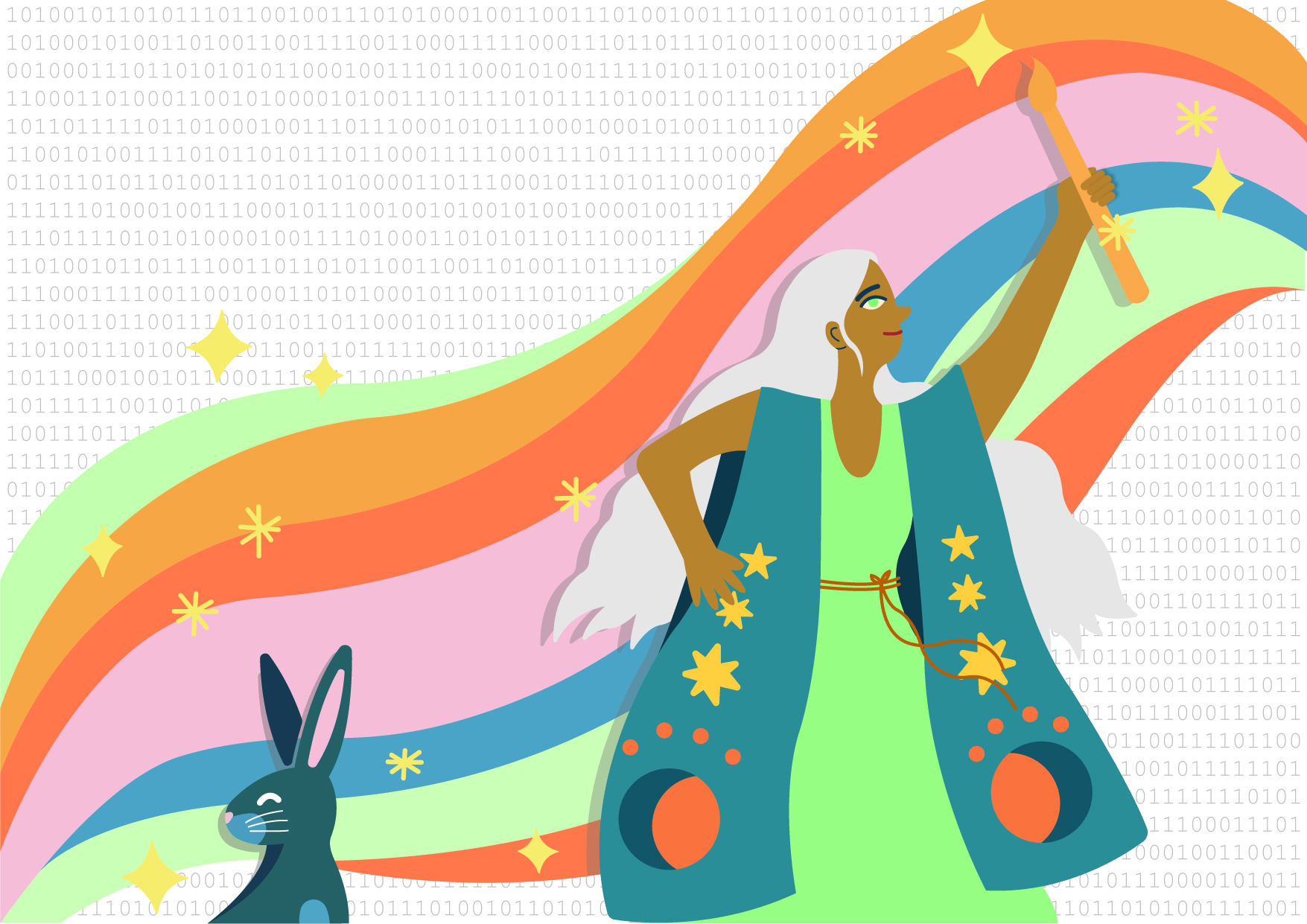 Art is Magic Vector Illustration